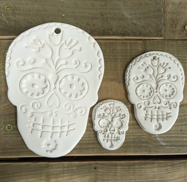 Sugar Skull Stamp And Cutter Set - Girl/Boy (Various Sizes Available) - Image 6