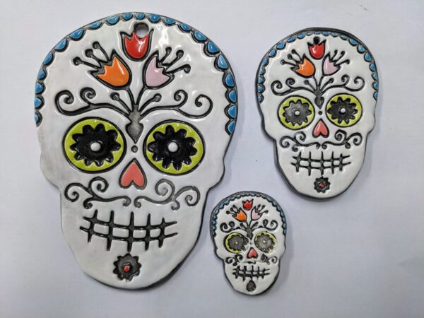 Sugar Skull Stamp And Cutter Set - Girl/Boy (Various Sizes Available) - Image 8