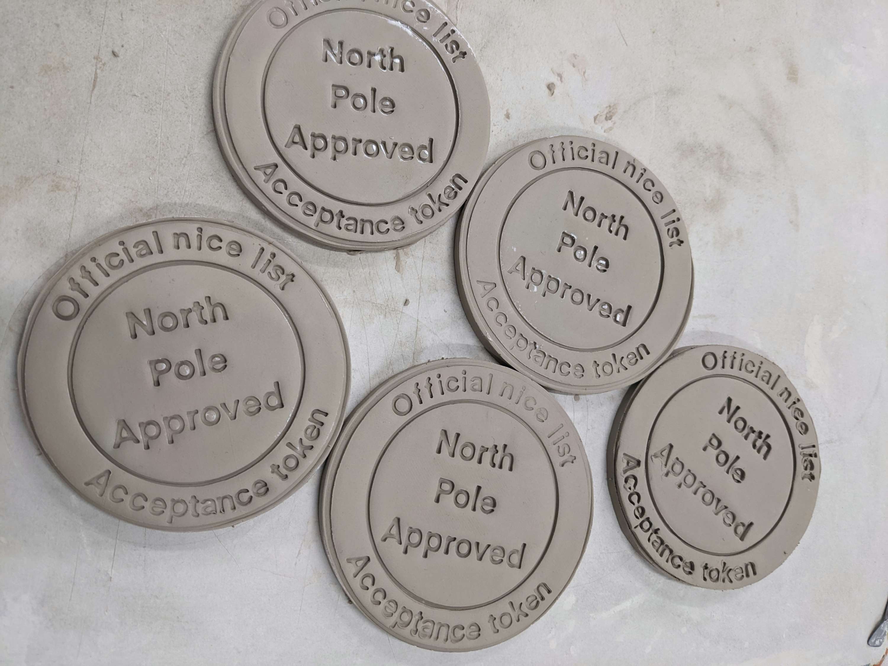 Official Nice List Token Cutter And Stamp Set