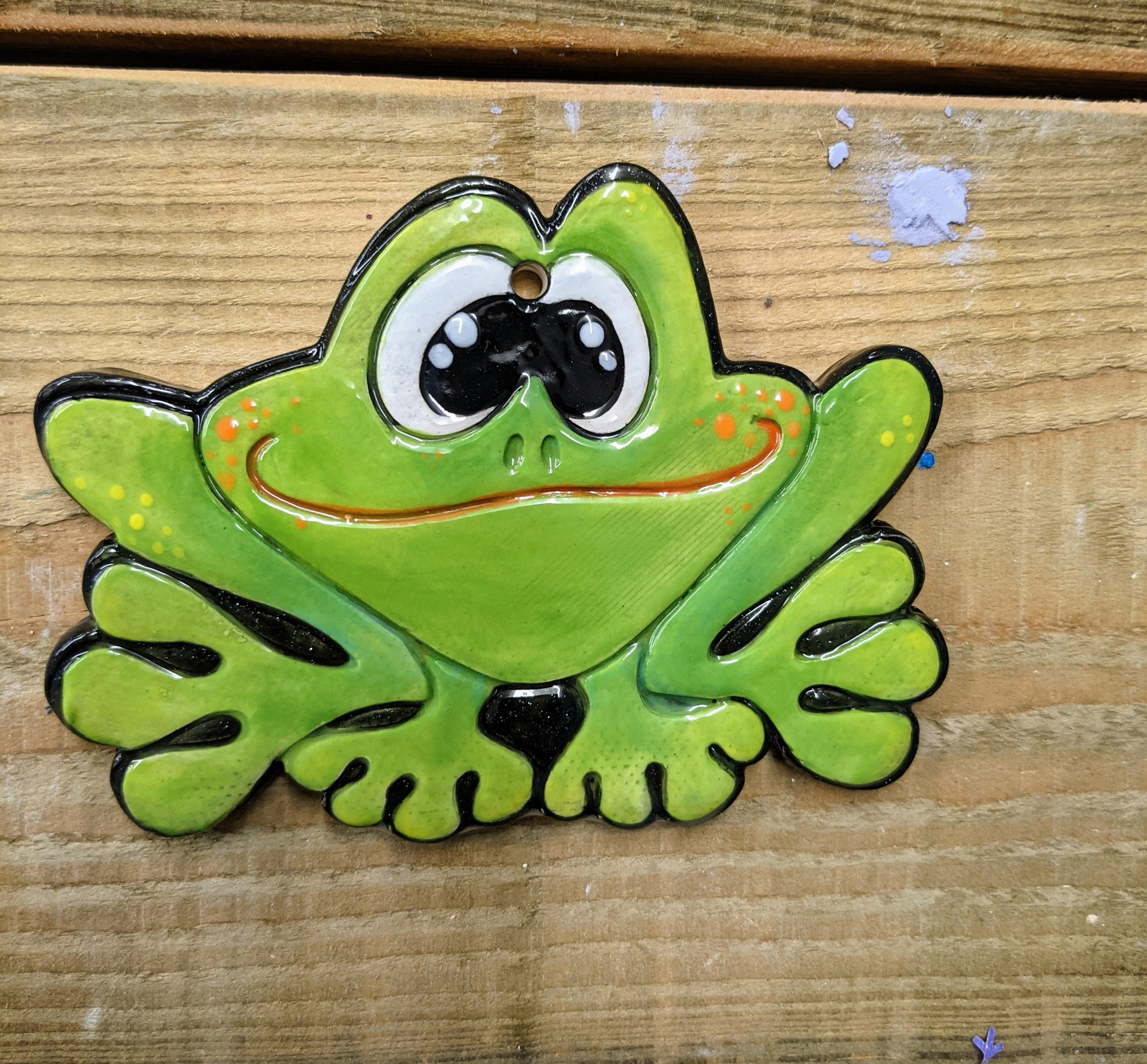 Funky frog cutter and stamp