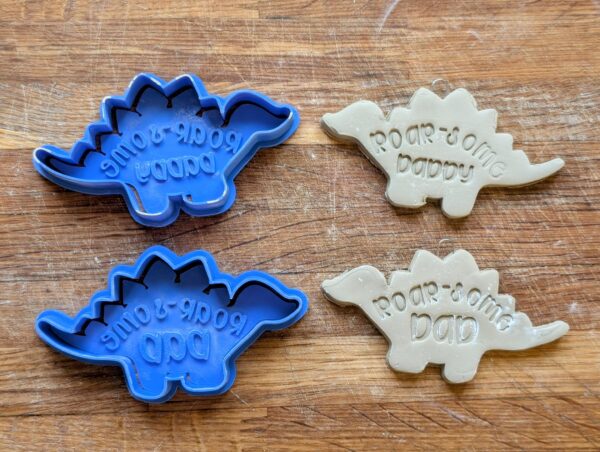 Roar-some Dad Stamp And Cutter Set (Various Sizes Available)