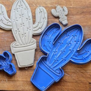 Cool Cactus Stamp And Cutter Set (Various Sizes Available)
