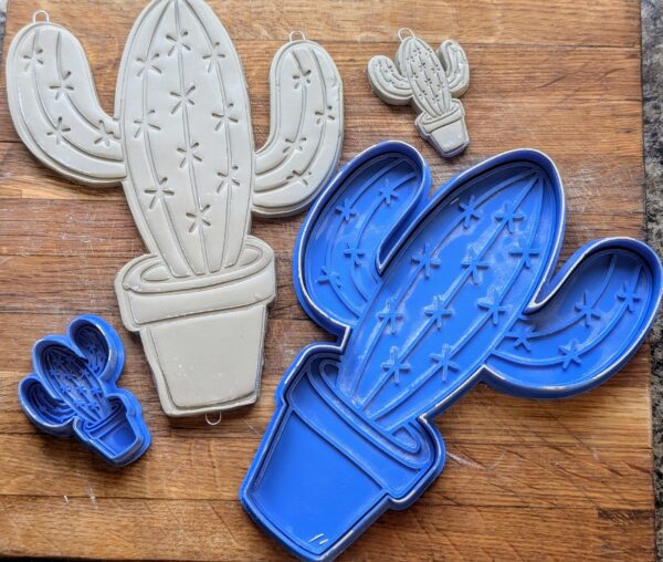 Cool Cactus Stamp And Cutter Set (Various Sizes Available)