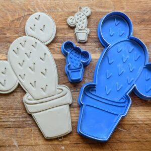 Sharp Cactus Stamp And Cutter Set (Various Sizes Available)