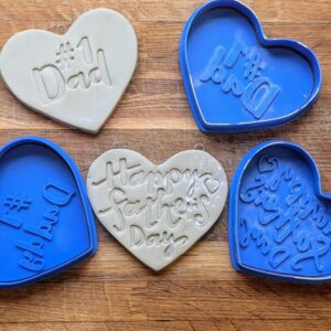 Happy Father's Day Stamp And Cutter Set (Various Sizes Available)