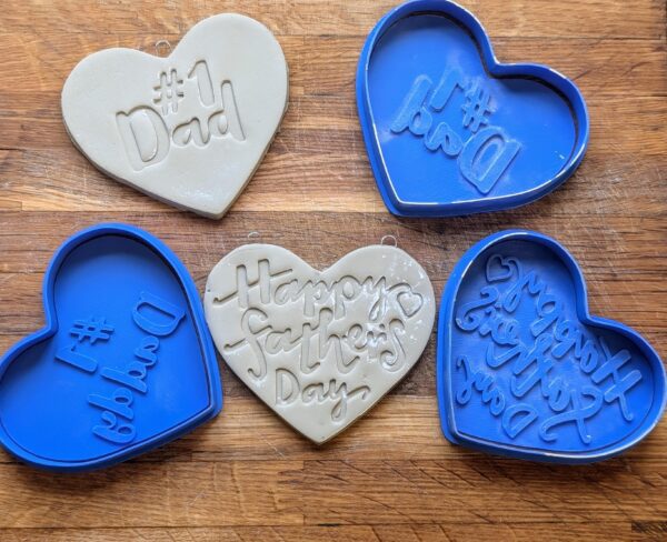 Happy Father's Day Stamp And Cutter Set (Various Sizes Available)