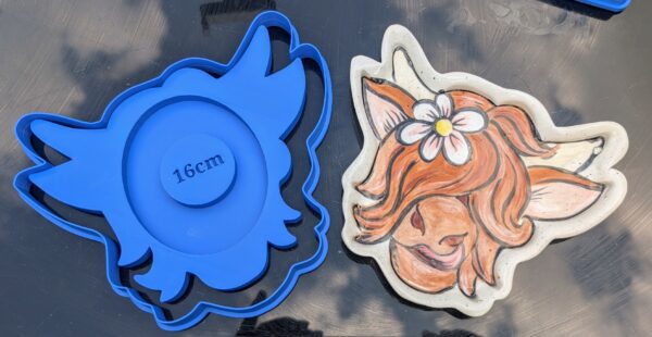 Highland Cow Trinket Dish Former And Cutter Set (Various Sizes Available) - Image 2