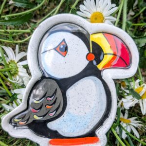 Puffin Trinket Dish Former And Cutter Set (Various Sizes Available)