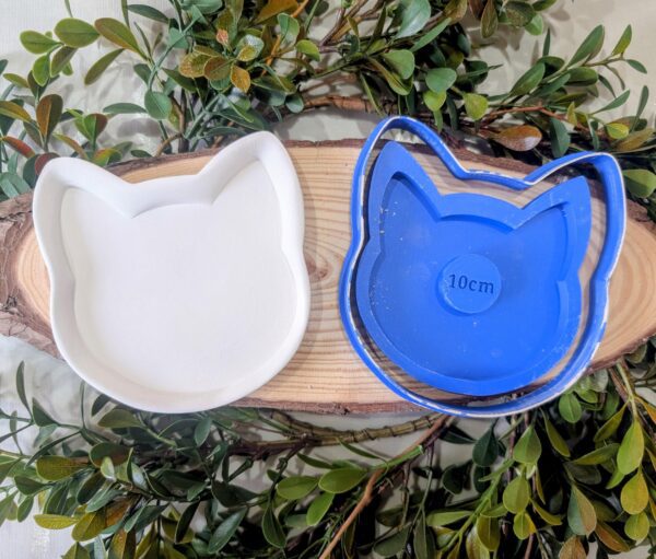 Cat Face Trinket Dish Former And Cutter Set (Various Sizes Available)