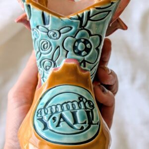 Ammie Y'all Folk Flowers Textured Rolling Pin 25cm/10inches