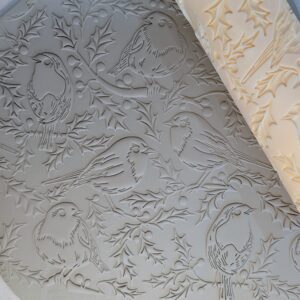 Robin Textured Rolling Pin 25cm/10inches