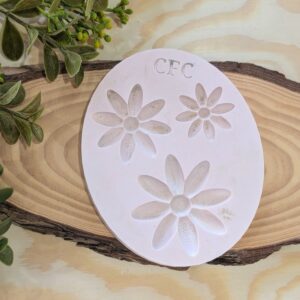 3 flowers Silicone Mould