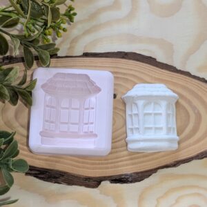 Bay window with slate rood Silicone Mould