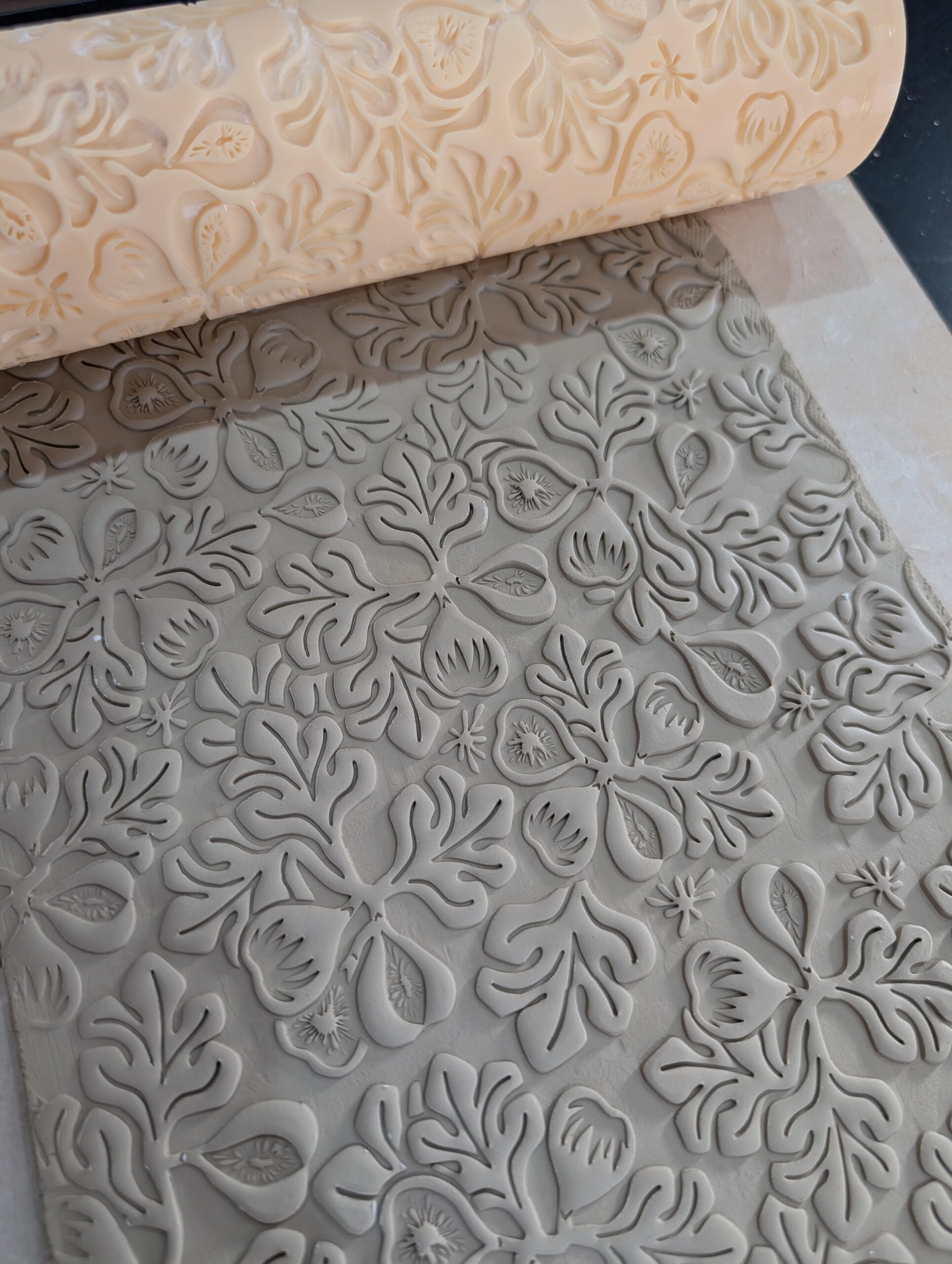 Fig Textured Rolling Pin 25cm/10inches - Image 5