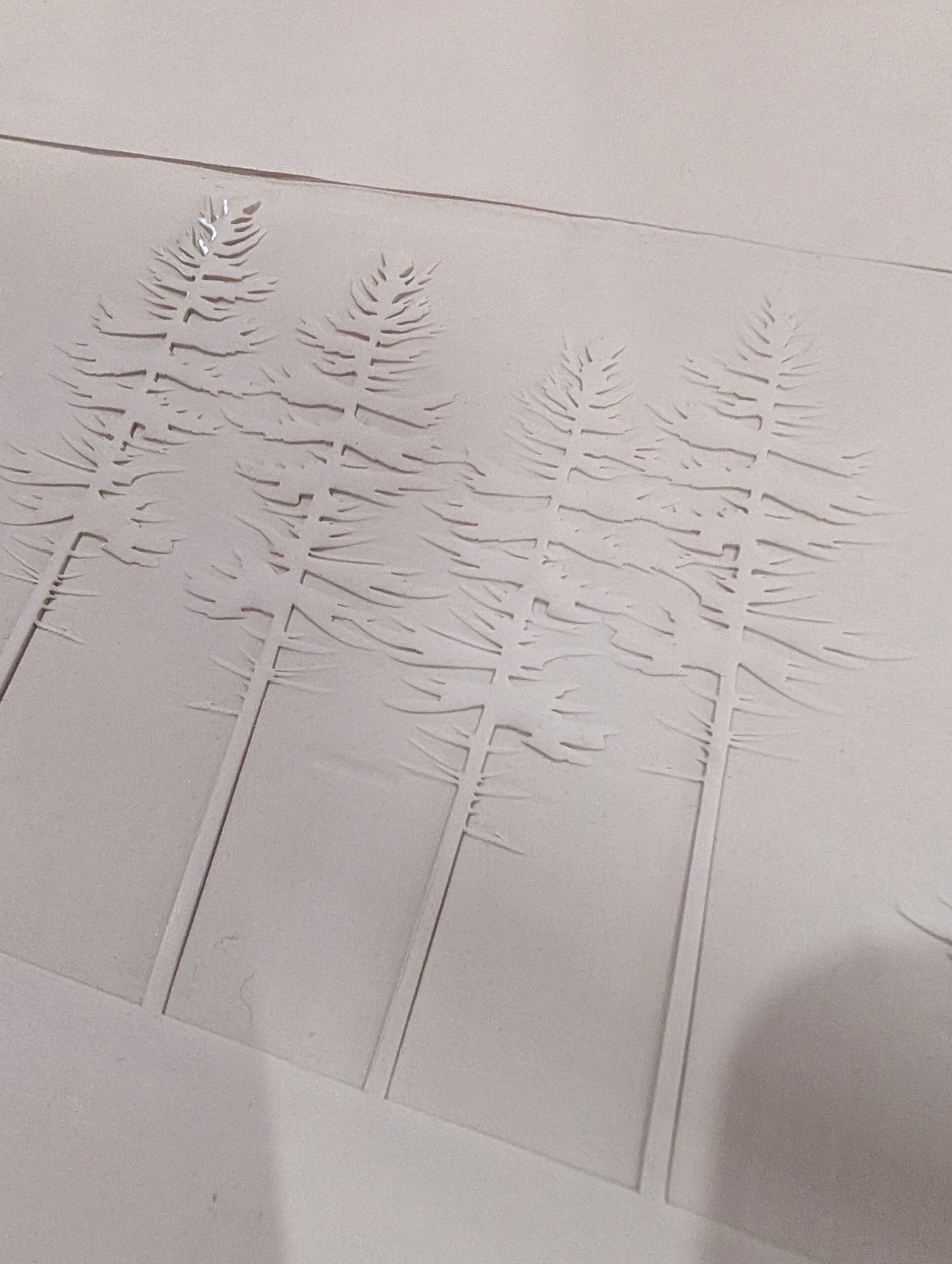 Fir Tree Textured Rolling Pin 12.5cm/5inches - Image 3