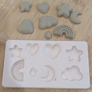 Hearts and Stars Silicone Mould