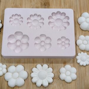 Daisy Flowers Silicone Mould