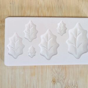 Holly - Rounded - Silicone Mould (6 Sizes)