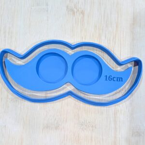 Moustache Trinket Dish Former And Cutter Set