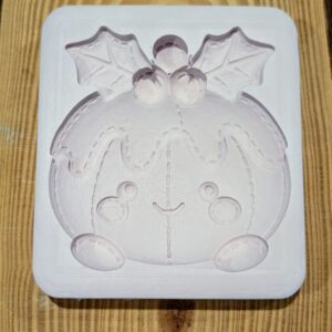 Stitched Christmas Pudding Silicone Mould