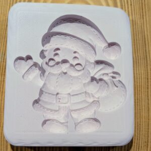 Stitched Santa Silicone Mould